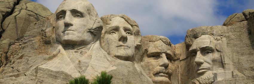 South Dakota trivia header with Mount Rushmore